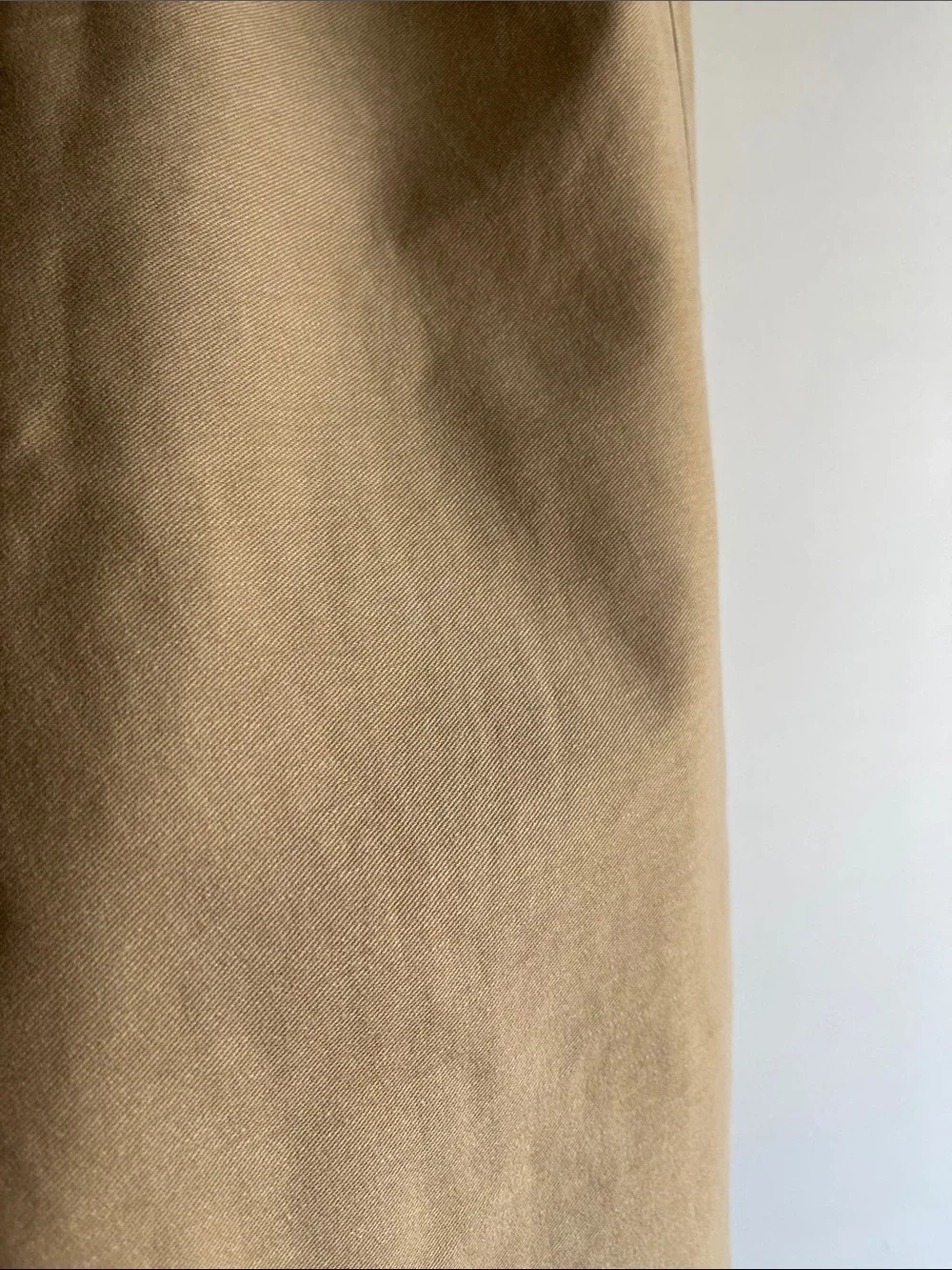 UNIQLO x Ines de la Fressange Tan Wide Leg Cotton Trousers French Girl Classic - Picture 5 of 16